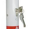 AFZETPAAL STAAL ROND 60 MM 90 CM HOOG VERWIJDERBAAR MET SLOT-004