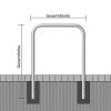 FIETSHEKKEN GEGALVANISEERD Ø 48 X 2,5 MM-002