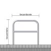 FIETSHEKKEN GEGALVANISEERD Ø 48 X 2,5 MM-004