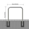 FIETSHEKKEN RVS Ø 48 MM-001