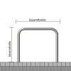 FIETSHEKKEN RVS Ø 48 MM-002