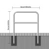 FIETSHEKKEN RVS Ø 48 MM-003