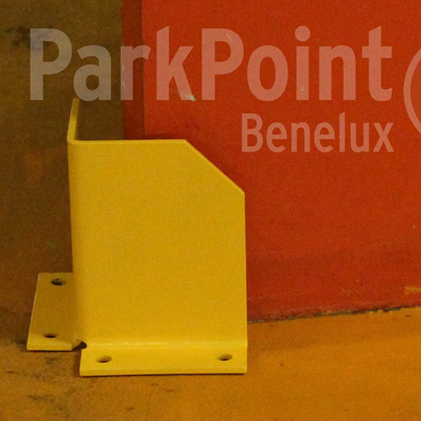 Hoekbeschermer aanrijdbeveiliging voor magazijnstellingen en kolommen