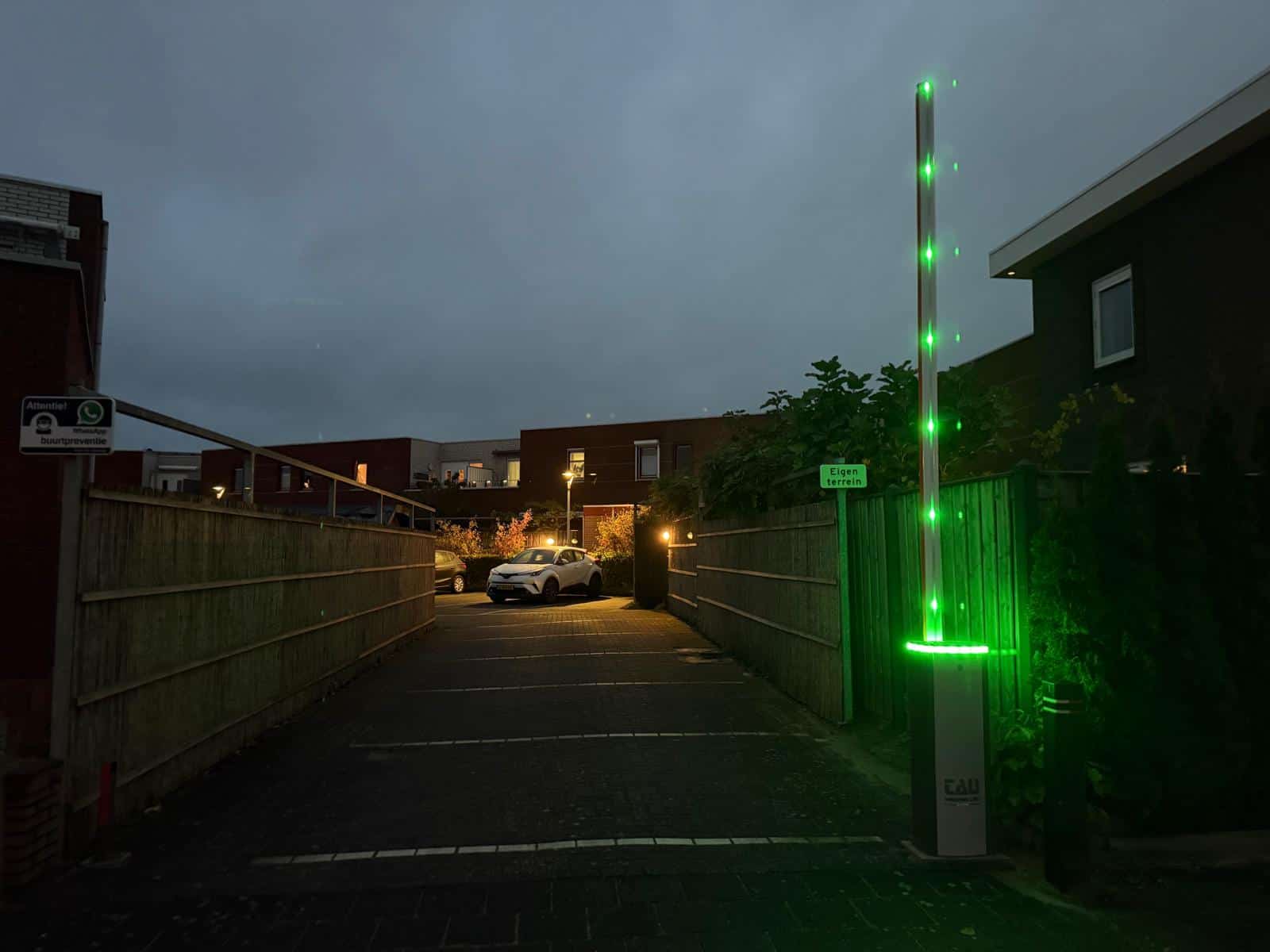 Led-strip slagboom