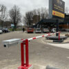 SLAGBOOM HANDMATIG – 6 METER – MET OPVANGPAAL EN CONTRAGEWICHT-MAC