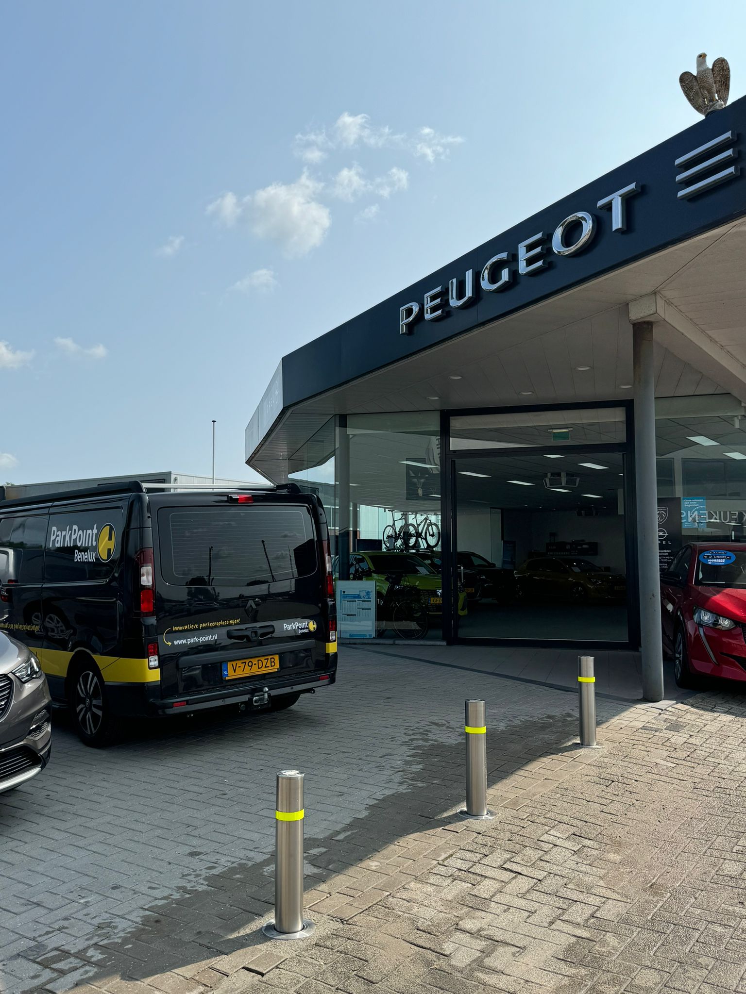Inzinkbare palen toegangscontrole ParkPoint