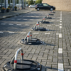 Meerdere parkeerbeugels met dezelfde steutel. Meer parkeerbeugels met 1 sleutel