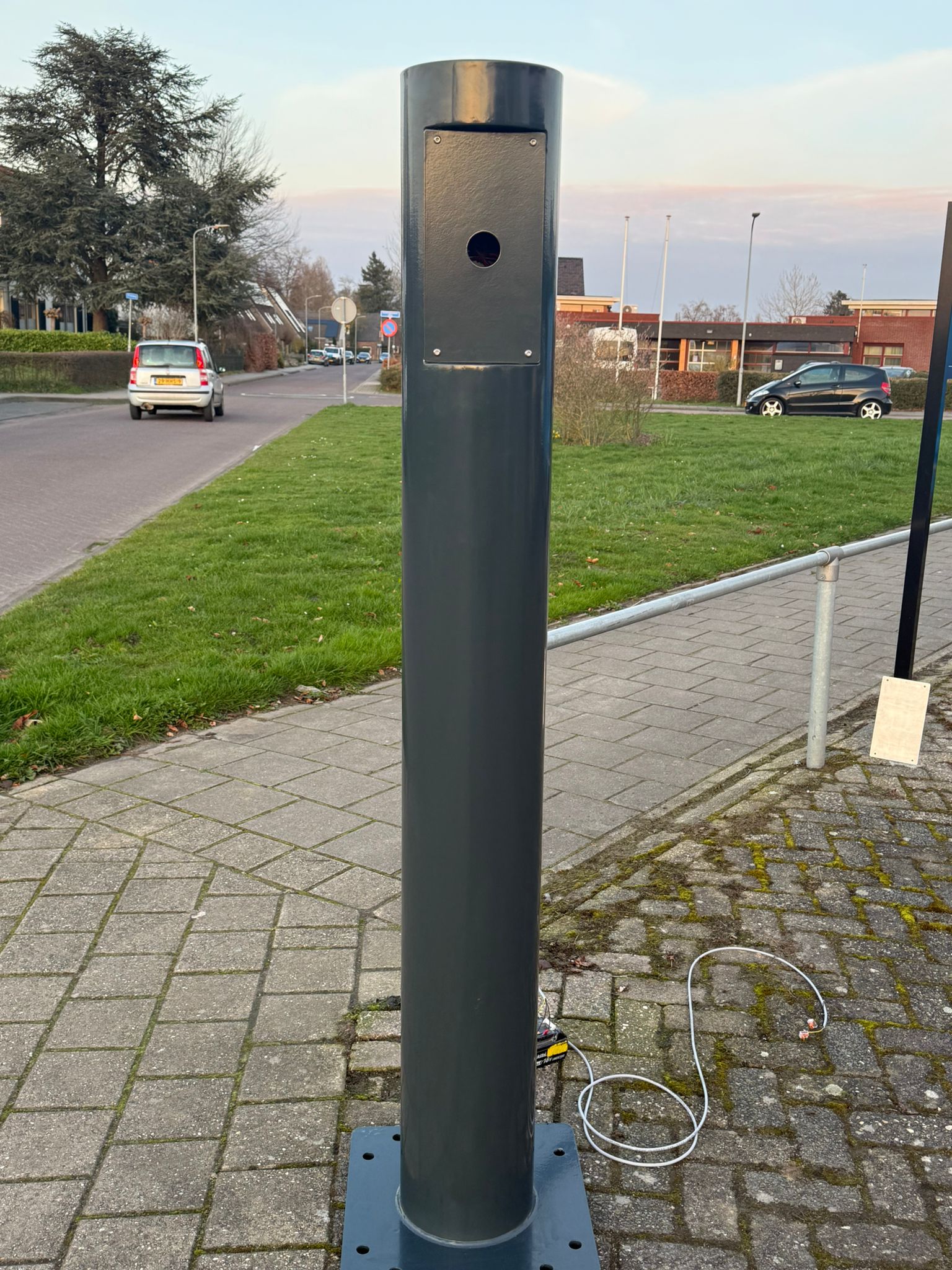 Aanmeldzuil intercom of paslezer