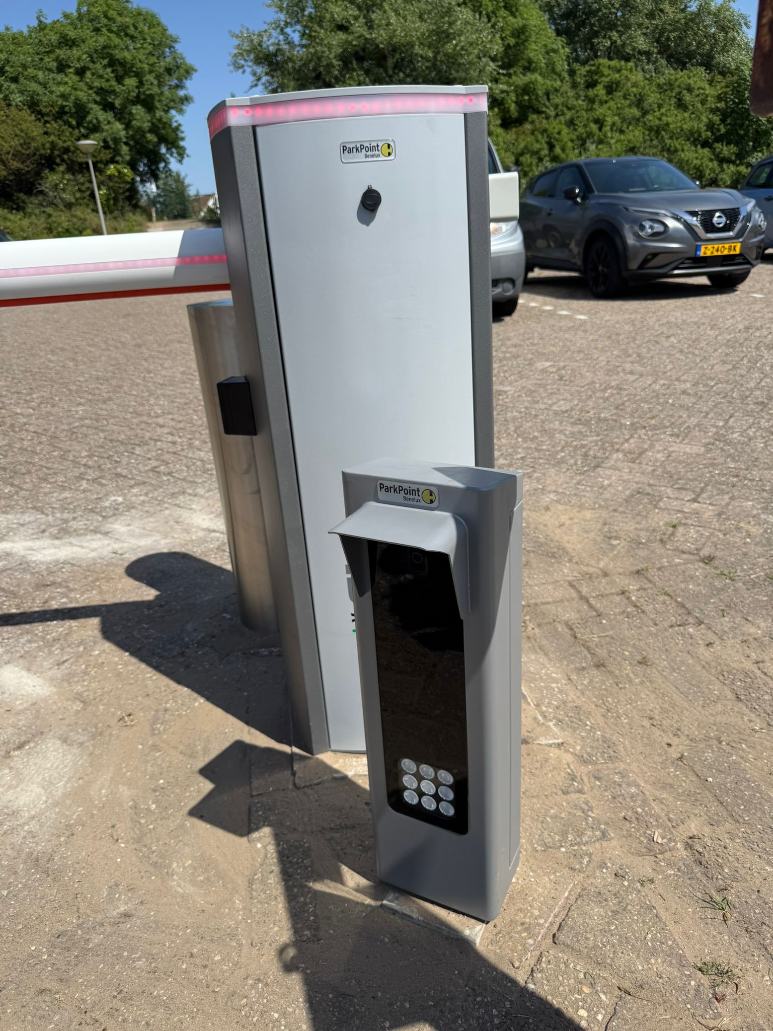 Kentekencamera in zuil