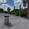 bollard met stoplicht